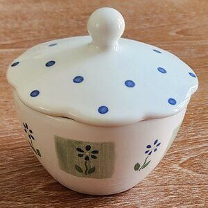 Pfaltzgraff Clover Hill Sugar Bowl with Lid